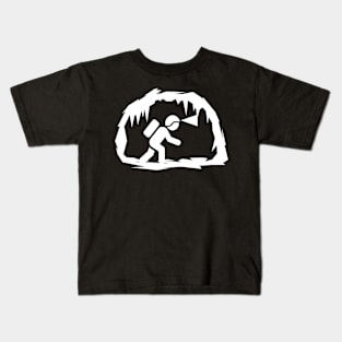 Caving Cave Cave Speleology Kids T-Shirt